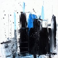 posypało śniegiem w mieście