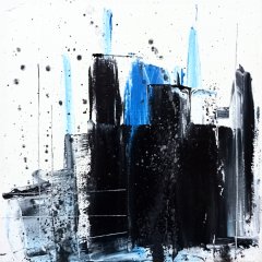 posypało śniegiem w mieście