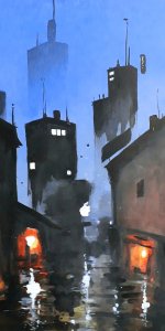 wieczór staje się porankiem